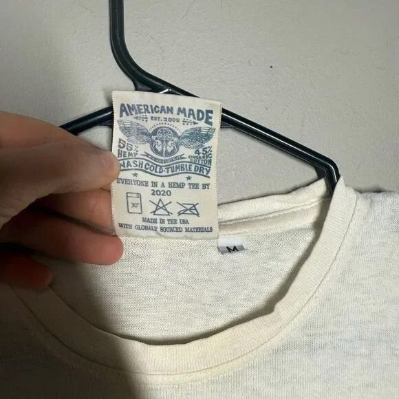 Jungmaven yin yang organic hemp cotton shirt sleeve tee - Picture 4 of 8